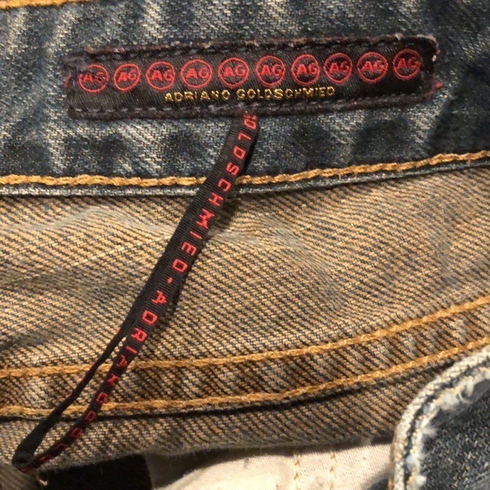 AG Adriano Goldschmied The Gemini Frayed Edge‎ Bootcut Jeans Size 27 - Picture 7 of 9